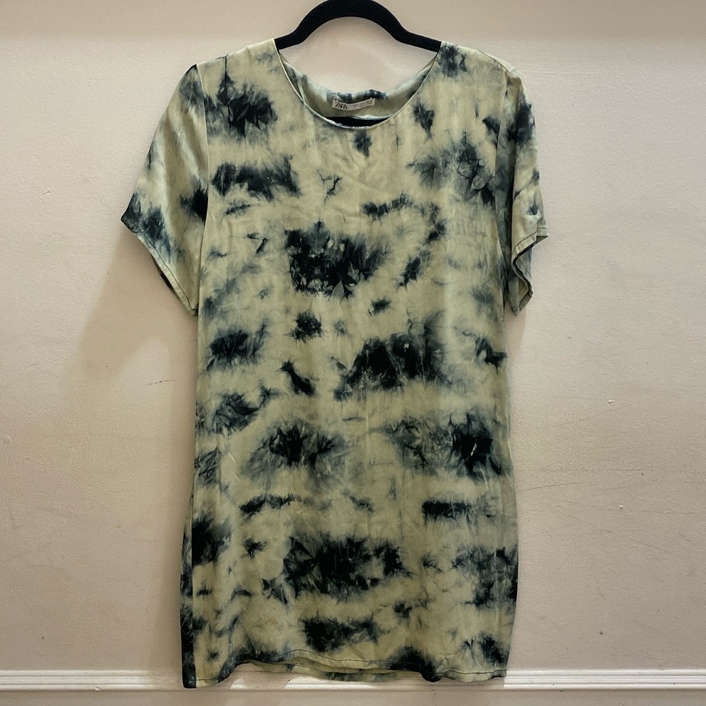 Zara silk effect dress